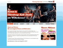 Tablet Screenshot of american-fitness-nuernberg.de